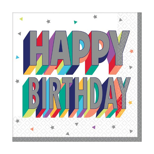 Birthday Lunch Napkins (16 Per pack)